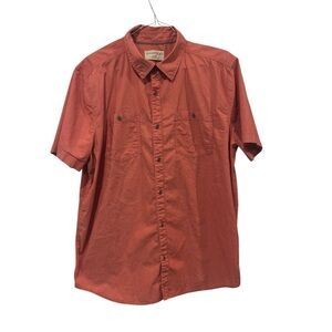 ExOfficio Men’s Size 2XL XXL Red‎ Casual Hiker Outdoor Shirt Stretch EUC